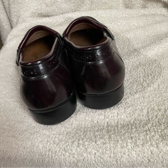 VTG Bass Weejuns Men's Loafer Size 10EE Burgundy Kiltie Tassel Dress Shoe‎ - Picture 4 of 7
